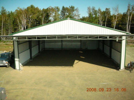 Greenville Maine Metal Building Hangar